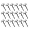 100pcs Silver Round Head Iron Brads for Crafts, School Projects