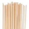 100 PCS Square Dowels 1/8 Wooden Dowel Rods Craft Wood Sticks for Crafts