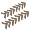 100pcs Vintage Metal Book Corners Coffee Iron Corner Guards