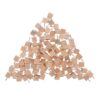 100pcs Wooden Push Pins for Cork Boards, Decorative Thumb Tacks