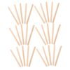 100pcs Wooden Tie-dye Craft Sticks for 5.5 Inch Bulk Set