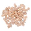 100pcs Wood Pushpins Bulletin Pins for Cork Board