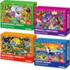 100 Piece Puzzles for Kids Ages 4-6 - 4 Jigsaw Kids Puzzles Ages 4-8