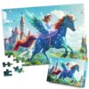100 Piece Puzzles for Kids Ages 4-6 6-8 8-10 Princess Puzzle for Girls Large Piece Jigsaw Puzzles Kids Educational Gifts Children Learning Toys Cartoon