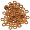 100 Pieces Wooden Circles Unfinished Wood Toss Wood Hoop Beads DIY Jewelry Findings Beads for Bracelets and