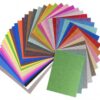 100 Sheets Colored Cardstock & Glitter Cardstock Set 8.5" X 11"