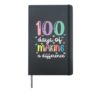 100th Day Of School Teacher Hardcover Journal, Black