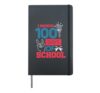 100th Day Of School Teacher Rock Hardcover Journal, Black