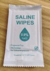 100 Twoworld Saline Wipes, Individually Wrapped for Family