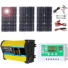 100W Monocrystalline Solar Panel Kit with Lightweight Inverter(Unique Colour,75W)