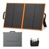 100W Portable Solar Panel, 24% High-Efficiency Foldable Solar Charger for Power Station Generator, Phones, IP65 Waterproof for Camping RV Off-Grid Emergency