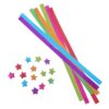 1040pcs Shiny Origami Star Paper Strips Double Sided Glitter 7