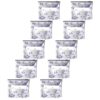 10 Aluminum Foil Bags Leakproof Zippered Pouches for Freezer Storage, Meal Prep & Travel Snacks Food Storage Bags Freezer Cooking Zip Keeping Bag