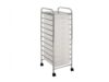 10 Drawer Rolling Storage Cart with Lockable Wheels