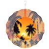10 Inch Wind Chime 3D Hanging Wind Spinner Garden Decor Sunset Tree
