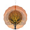 10 Inch Wind Chime 3D Hanging Wind Spinner Garden Decor Sunset Tree