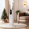 10L/2.6Gal Top Fill Cool Mist Humidifier, White, Large Room Humidifier for Indoor Bedroom Use