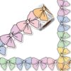 10m Bowknot Bulletin Board Border, Adhesive for Blackboard Decor