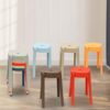 10 Pack Plastic Stackable Stools, 18.1In Plastic Stackable Nesting Stools