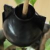 10 Pack Reusable Plant Air Layering Rooting Balls, Black Plastic High Pressure Propagation Root Growing Pods, Air Layer Grafting Root Boxes for Garden Tree Branch Breeding
