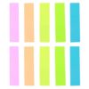 10pc Fluorescent Classified Index Stickers Self-Adhesive Paper Labels