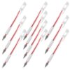10pcs 10pcs Waterproof Precision Marking Pens Red Plastic Permanent