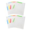 10pcs A3 Dual Rod Swing Clip Document Folder Organizer Report Covers