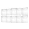 10pcs A5 7-Hole Plastic Photo Album Refill Sheets 4-Pocket