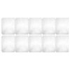 10pcs A5 7-Hole Plastic Photo Binder Inserts 4-Pocket Refill Pages
