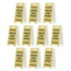 10pcs Acrylic Double-Sided Desktop Memo Clamp Desk Warning Sign
