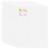 10 Pcs Badge Binder Pages 11 Hole Pp 12 Grid Insert Sheets