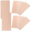 10pcs Balsa Wood Craft Sheets for DIY Model Building, 1mm Thick