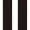 10pcs Blank Aluminum Name Plate for Engraving, Office Door Sign