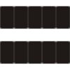 10pcs Blank Aluminum Name Plate for Office and Cubicle Door Sign