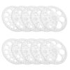 10pcs Circle Template Drafting Protractor 360 Degree Round Tool