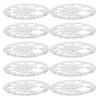 10pcs Circle Template Protractor for Drafting and Art Projects