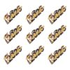 10pcs Class of 2026 Graduation Lapel Pin Black Zinc Alloy Brooch
