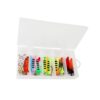 10Pcs Colorful Metal Jigs Spoon Set for Trout Fishing Baits Single Hook Spinner Trout Spoons Lures Sequins Baits Jigs Spoon Lures