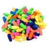 10pcs Craft Stationery Pencil Top Erasers Multicolor Correction Toppers Supplies Caps Eraser for Kids Student Writing Accessory (2.5x1x1cm)