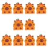 10 Pcs Creative Pencil Erasers Cartoon Erasers Soft Lovely Animal Eraser for Schoolwork and Art Projects