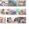 10pcs DIY Diamond Painting Crystal Scratch Card Party Event Gift Card (Cat)