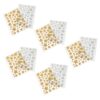 10pcs Glitter Star Reward Stickers, Paper, Easy Peel