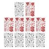 10pcs Halloween Face Tattoos Glitter Crystal Stickers for Cosplay