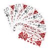 10pcs Halloween Face Tattoo Stickers Cross Bat Gothic Glitter