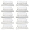 10Pcs Hanging Folder Tabs Insertable Tabs, Transparent