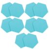 10pcs Hexagonal Felt Bulletin Board Decorative Wall Display for Home