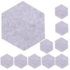 10pcs Hexagonal Felt Bulletin Board for Office and Classroom Display