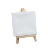 10pcs Mini Tabletop Easel Set with 3x3 Inch Canvas for Kids Painting Craft DIY Drawing