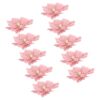10pcs Pink Tissue Paper Flowers 25cm Paper Wall Decorations for Home