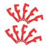 10pcs Plastic Gallon Paint Can Opener Wrench with Anti-slip Grip Red